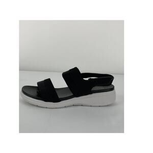 Bata Comfit Anatomic Natural Fit Strap On Sandal Black Womens Size 37